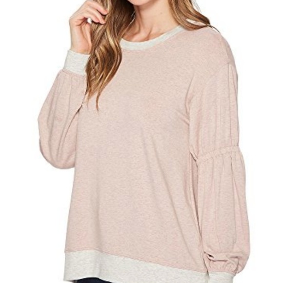 Michael Stars Color Block Elevated French Terry - Picture 2 of 4